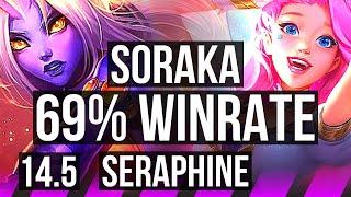 SORAKA & Jhin vs SERAPHINE & Zeri (SUP) | 69% winrate, 0/3/20 | NA Master | 14.5