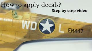 How to apply decals? Spitfire F Mk.IX Eduard