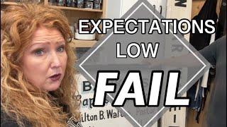 LOW EXPECTATIONS -DISAPPOINTMENTS AT AUCTION