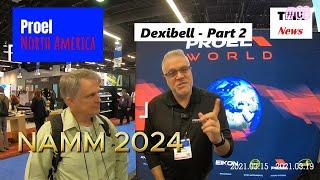 Proel North America at NAMM 2024 with The Myles Revolution (Dexibell Pianos - Part 2 of 12)