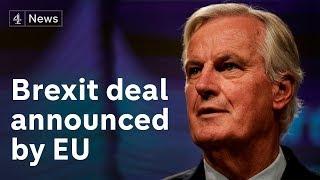 EU announces Brexit deal has been agreed with Boris Johnson | Full Press Conference