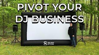 Pivoting Your Entertainment Business | 20ft Projection Screen Rental