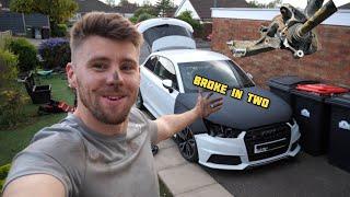 I BOUGHT A £3400 CRASH DAMAGED AUDI S1 QUATTRO SMASHED IN TWO 