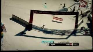 lindsey vonn schladming slalom 2nd run