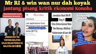 jantung pisang kritik ekonomi Indonesia Mr RI dan win wan nur dah koyak tak terima kenyataan‼️