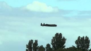 Avro Lancaster Bomber.  flying over BHX 10th August 2013