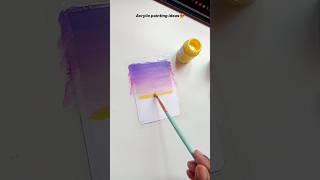 Acrylic painting idea #shorts #artshorts #shortsviral #art #painting #acrylicpainting #easypainting