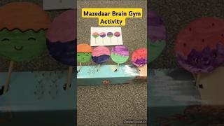 Mazedaar Brain Gym Activity | Innovative Teaching #homeschooling #shorts #activities