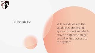 Vulnerability, Threat, and Risk
