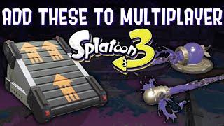 Singleplayer/Splatfest Items We NEED In Multiplayer Splatoon 3 #Shorts