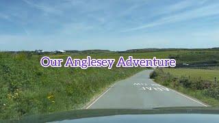 Driving from South Stack on Holy Island Anglesey on late May Bank Holiday Monday.
