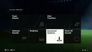 نحوه دانلود آپدیت های جدید تیم در FC 24 ( FIFA 24 )