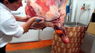 Part 1 - How to bone a Forequarter of beef demonstration by Master Butcher Michael Cross