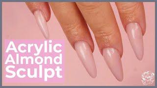 Sculpting an Acrylic Almond Nail