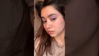 Purple makeup idea#miniglam #grwm #makeup #softglam #makeuptricks