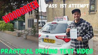 Woodgreen practical driving test video|Woodgreen driving test route