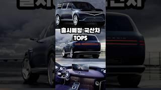 출시예정 국산차 TOP5