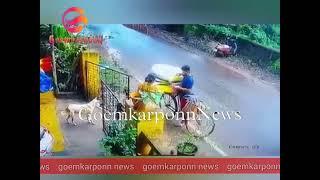 Accident At Nerul Goa Caught On CCTV  | Goa News | Goemkarponn | 2022