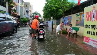 Hải Phòng nhiều tuyến đường biến thành sông