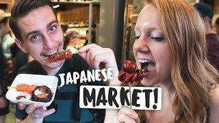 JAPANESE STREET FOOD TOUR! - Nishiki Market (Kyoto, Japan)