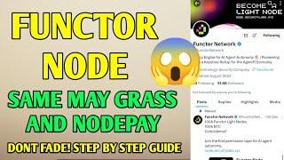 Same kay Nodepay and grass | Functor node | Dont fade | step by step guide