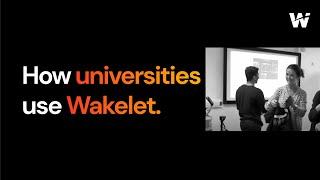 How Universities use Wakelet