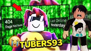 هكر اليوتيوبرز عاد من جديد ( KreekCraft in danger )  TUBERS93 Roblox Hacker