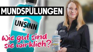 Mundspüllösungen sind Unsinn?