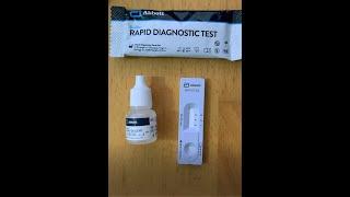 ABBOTT hiv test, showing how HIV test kit works