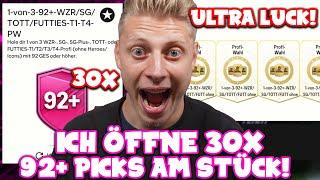 ULTRA PACKLUCK! ICH ÖFFNE 30x 92+ PICKS am Stück für 3 MILLIONEN COINS!