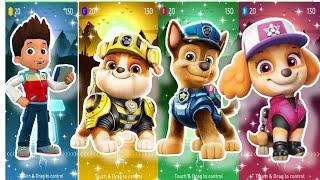 Paw Patrol Ryder  Rubble  Chase  Skye  Tiles Hop EDM Rush