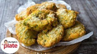 HOW TO MAKE ZUCCHINI FRITTERS | Italian Food Recipes