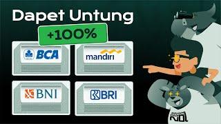 Cara Dapat Untung +100% dari Saham Bank di Indonesia!