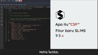 Plugin CSP : Apa itu CSP?  fitur baru sejak SLiMS 9.5.x