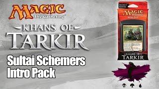 MTG - Khans of Tarkir Intro Pack: Sultai Schemers Unboxing!