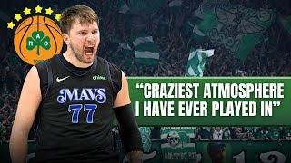 Luka Doncic on the craziest environment he has played:"EuroLeague quarterfinals vs Panathinaikos"