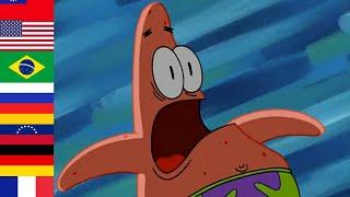 Patrick screams in mortal terror in 18 different languages