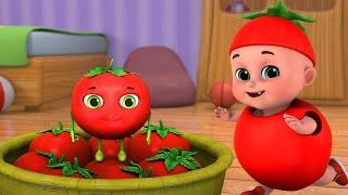 आहा टमाटर - Aaha Tamatar Bade Mazedar - Nursery Rhymes and Kids Song in Hindi #cartoon