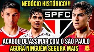 ACABOU DE ASSINAR COM O SÃO PAULO! COMEMORA DEMAIS NAÇÃO! NEGÓCIO EXCELENTE E HISTÓRICO NO SPFC!