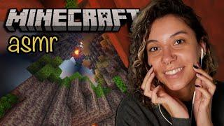 ASMR Minecraft | 100 Levels Parkour Map (1.20) (sensitive whispers, mouth sounds, & keyboard sounds)