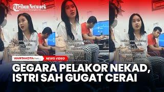 Pelakor Nekat Datangi Rumah Istri Sah Minta Kejelasan Status