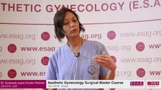 Dr.  Consuela Juana Cruden Parham (USA) about Aesthetic Gynecology Mastercourse