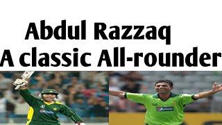 Abdul Razzaq  prolific career records | The Best all rounder of 2000,s