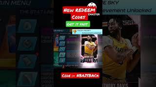 NBA 2K MOBILE REDEEM CODES 2022 SEASON 5 #shorts #nba2k #nba2kmobile #nbaisback  #game4life