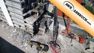 Saonestrasse, Niederrad- Hitachi KMC 520 BTV Demolition, AWR Abbruch GmbH