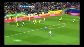 Villareal-Valencia (villareal playing one touch) 2012-01-08