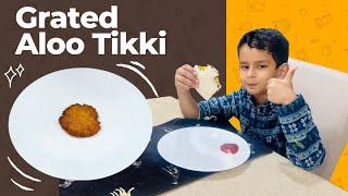 Grated Aloo Tikki recipe | Quick Potato Patties | Shortcut Aloo Tikki Recipe