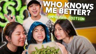 WHO Knows Me BETTER Ampalaya Edition! (Siblings!) | Ranz and Niana