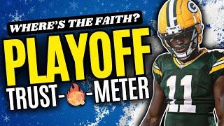 2024 Fantasy Football Playoffs Trust-O-Meter Rankings