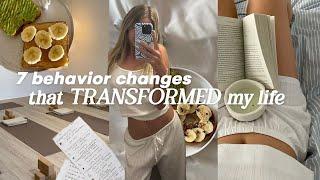 7 behavior concepts that transformed my life (SCIENCE BACKED)  productive vlog